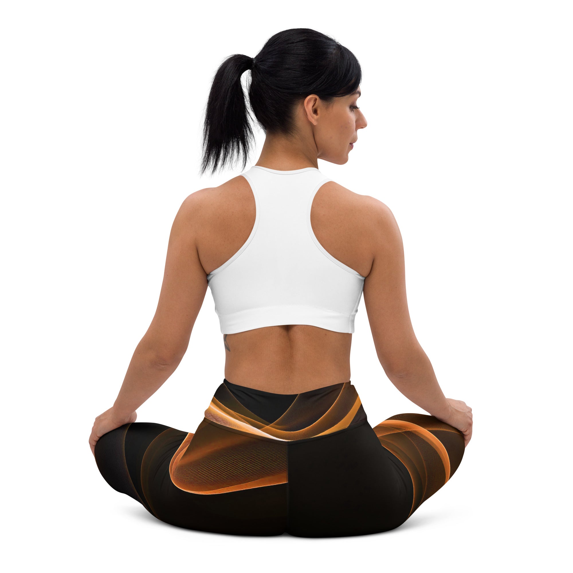 Dance Fitness Leggings. Yoga Pants. Gym or Workout High Waist Leggings. "Moovz" Streetwear by WickedYo.